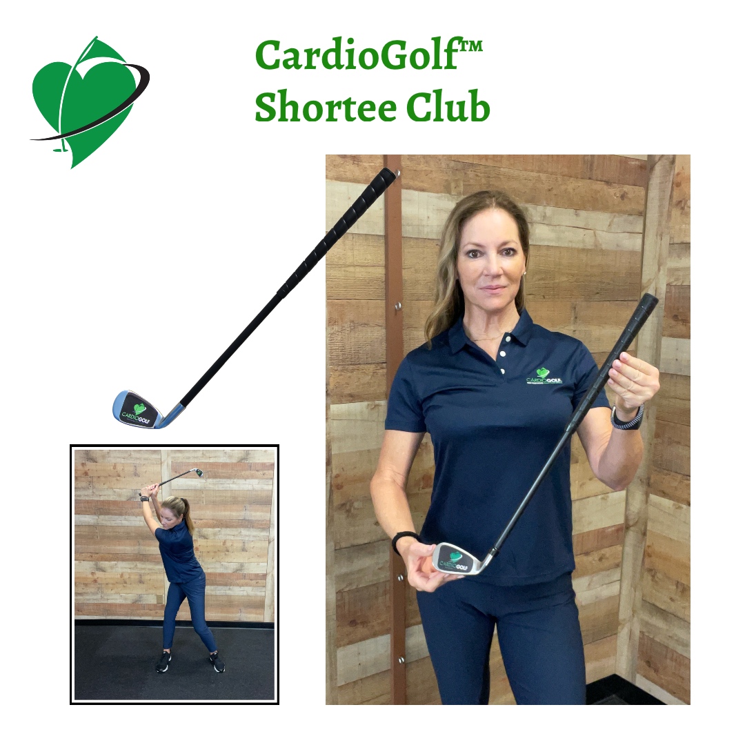 The CardioGolf Shortee Club for Indoor Practice