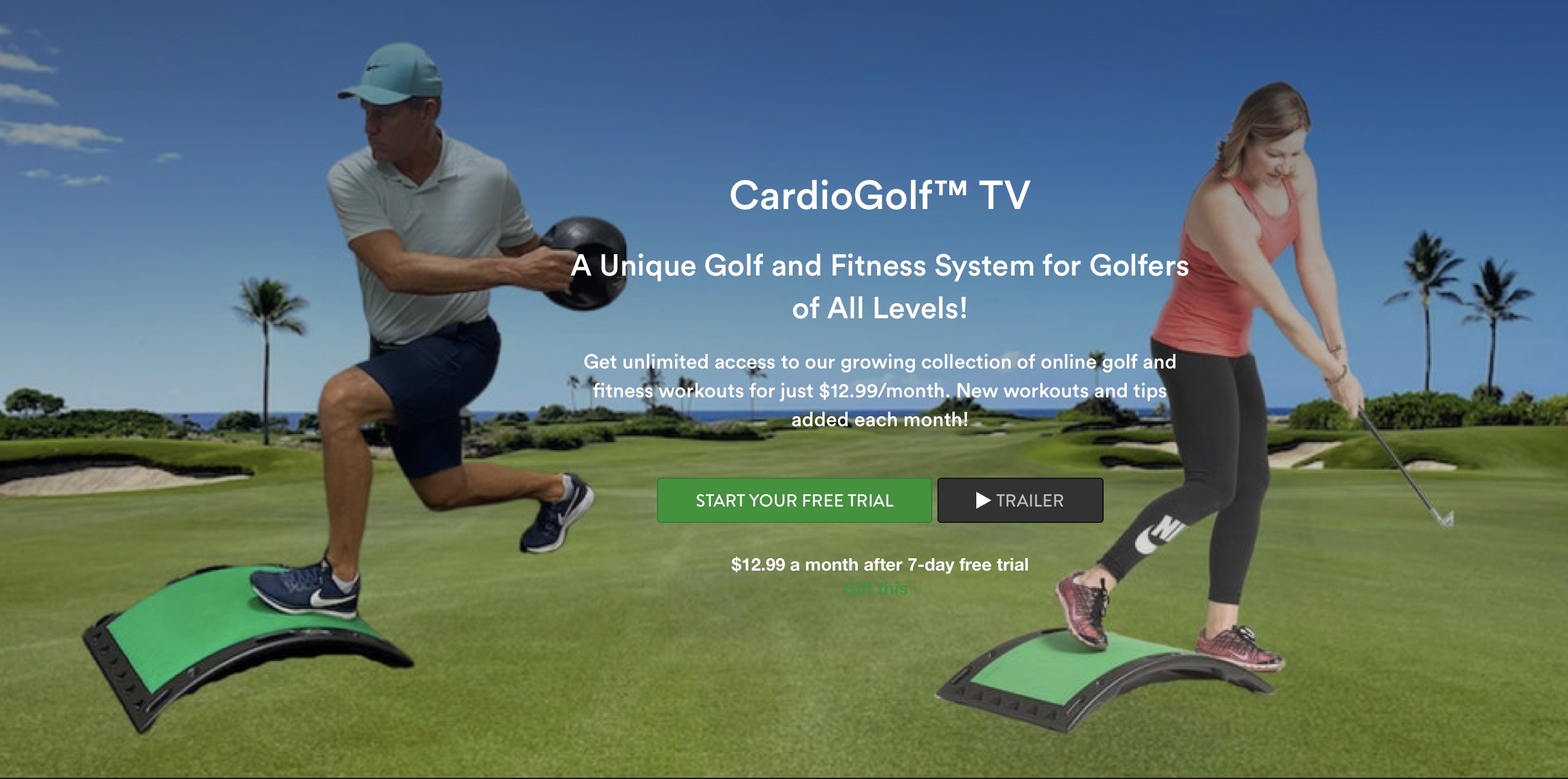 CardioGolf™ TV Start Your Free Trial CardioGolf