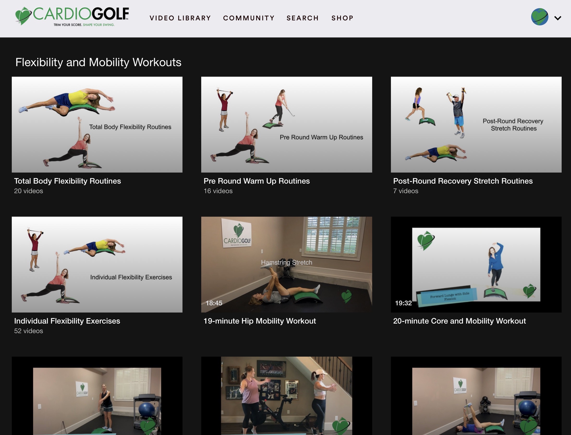 CardioGolf® Certification Program for golf and fitness professionals. 
