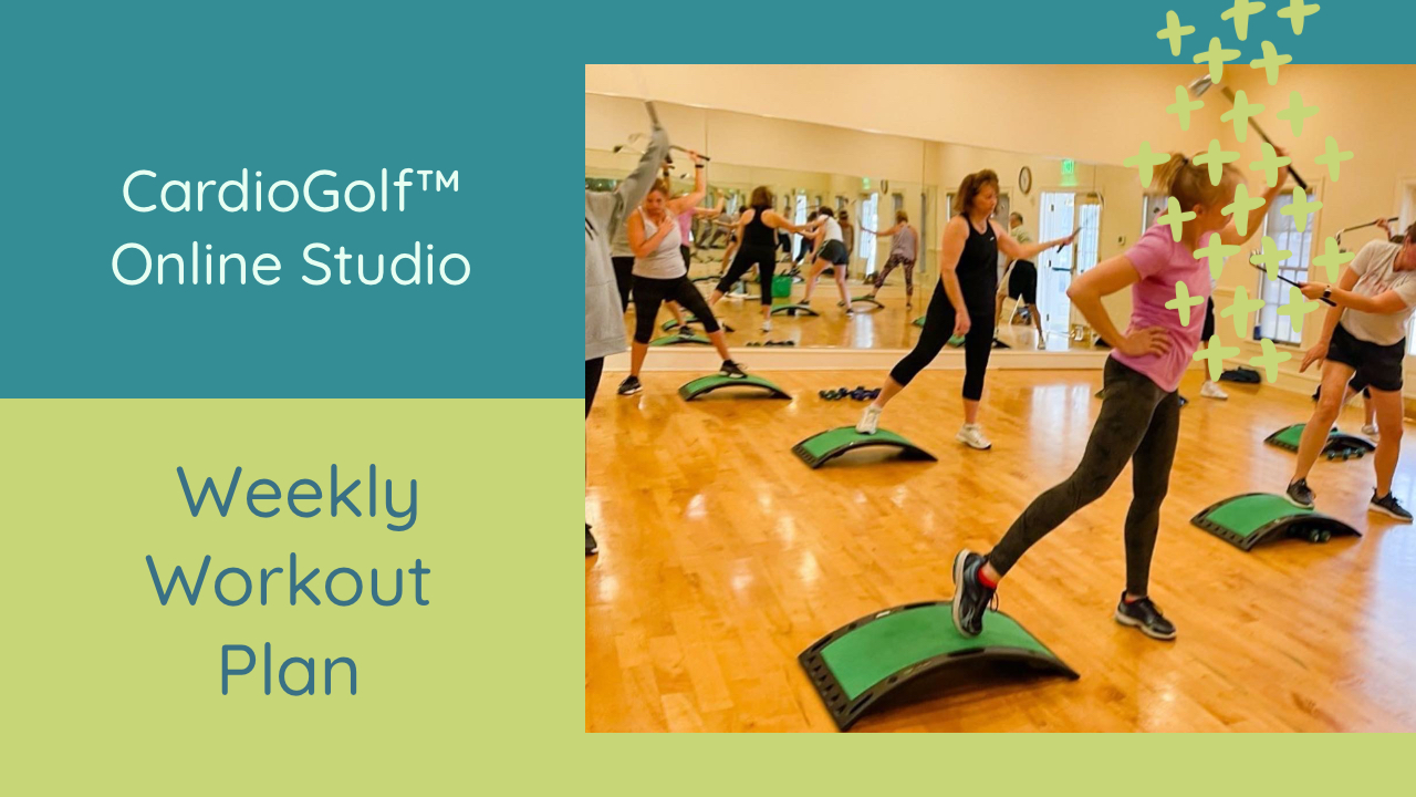CardioGolf Group Fitness Classes. Training available online at CardioGolf.com.