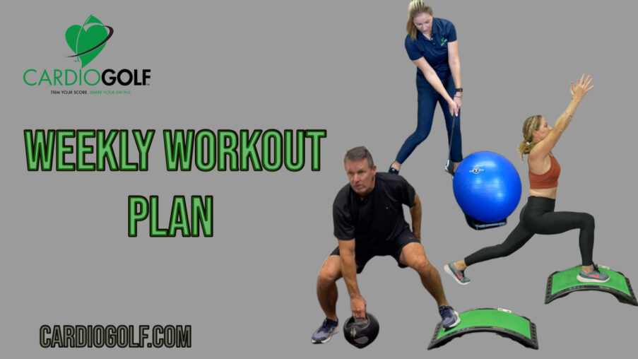 CardioGolf® Weekly Workout Plan jpeg