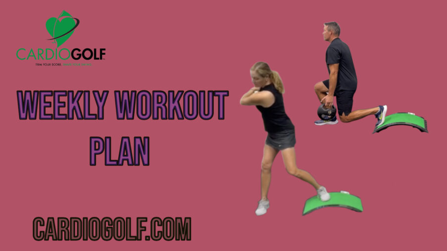 This is your CardioGolf® Weekly Workout Plan