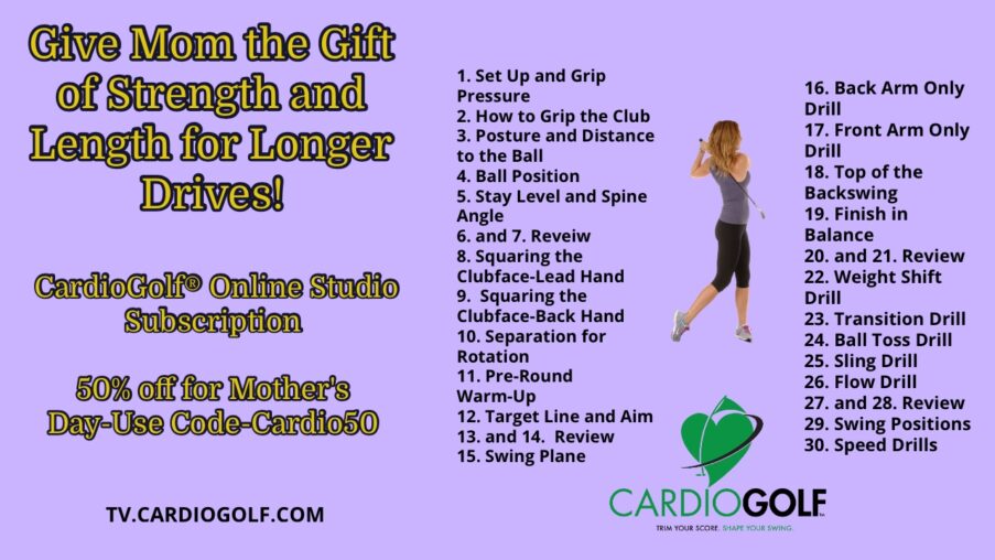 Mother's Day Gifts for Moms who play golf!