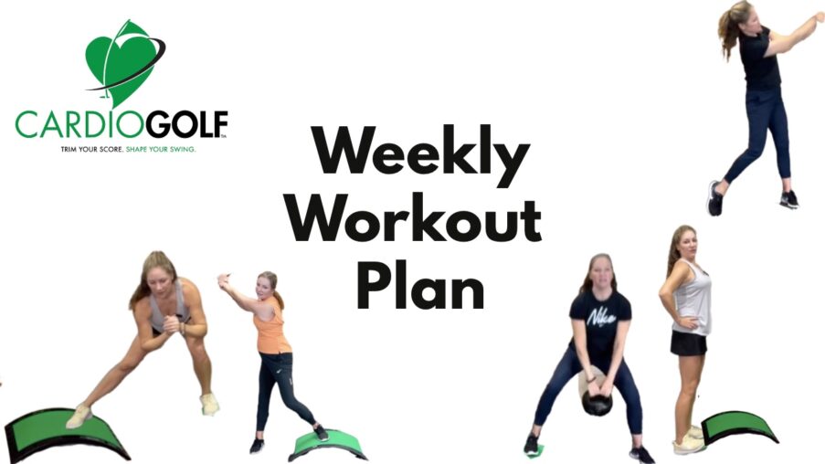 CardioGolf™ Online Studio Weekly Workout Plan-Week 44