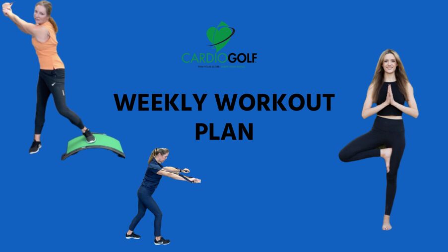 CardioGolf® Weekly Workout Plan-Week-51