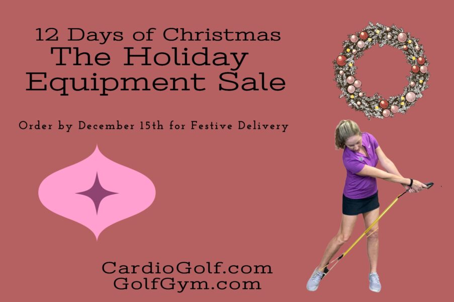 Welcome to Day 3 of our CardioGolf® Equipment "12 Days of Christmas Sale"! In the midst of the holiday hustle, we understand how challenging it can be to maintain your fitness and golf practice.
