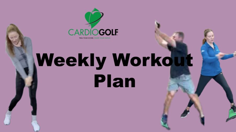 Simply sign into your CardioGolf™ Online Studio Subscription and go to the Weekly Workout Plan and all the workout videos will be teed up for you.