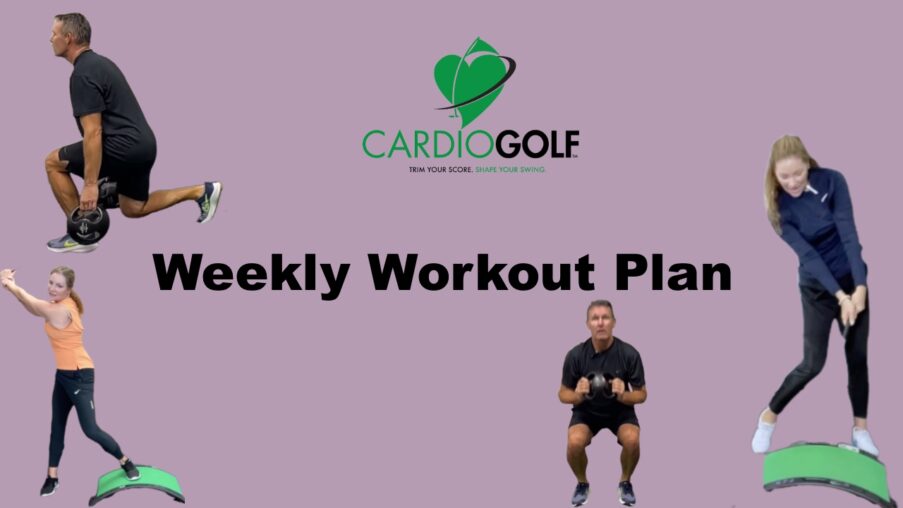 Simply sign into your CardioGolf® Online Studio Subscription and go to the Weekly Workout Plan and all the workout videos will be teed up for you.