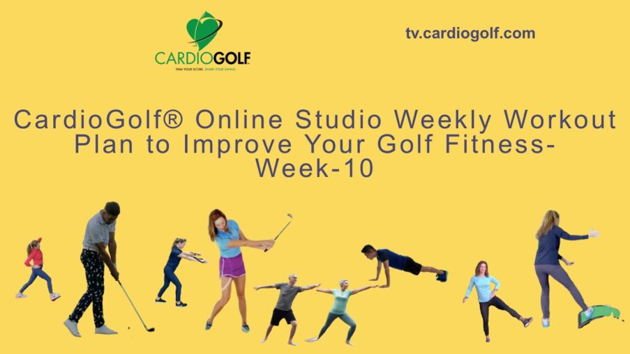 Simply sign into your CardioGolf® Online Studio Subscription and go to the Weekly Workout Plan and all the workout videos will be teed up for you.