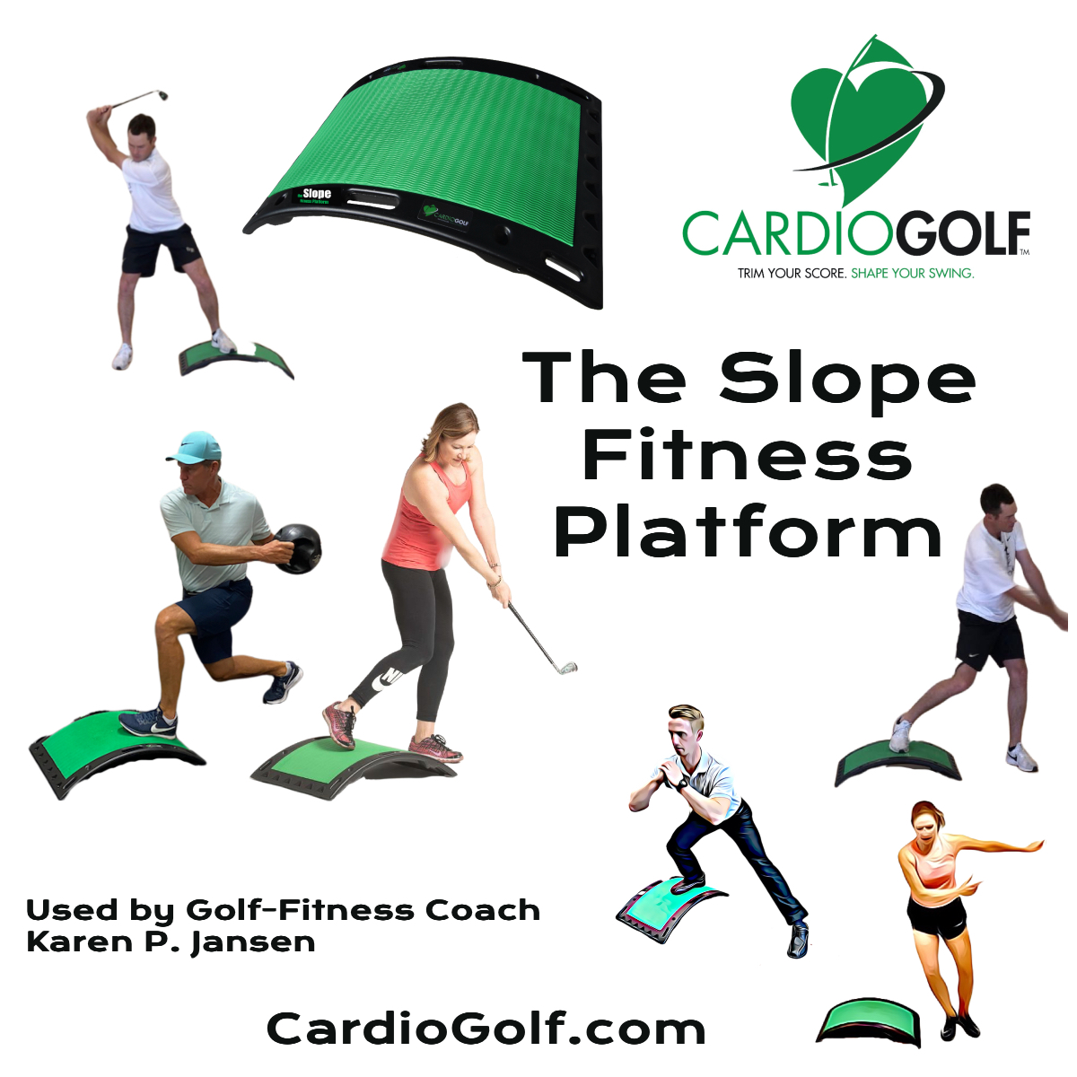 https://www.cardiogolf.com/product/cardiogolf-slope-fitness-platform/