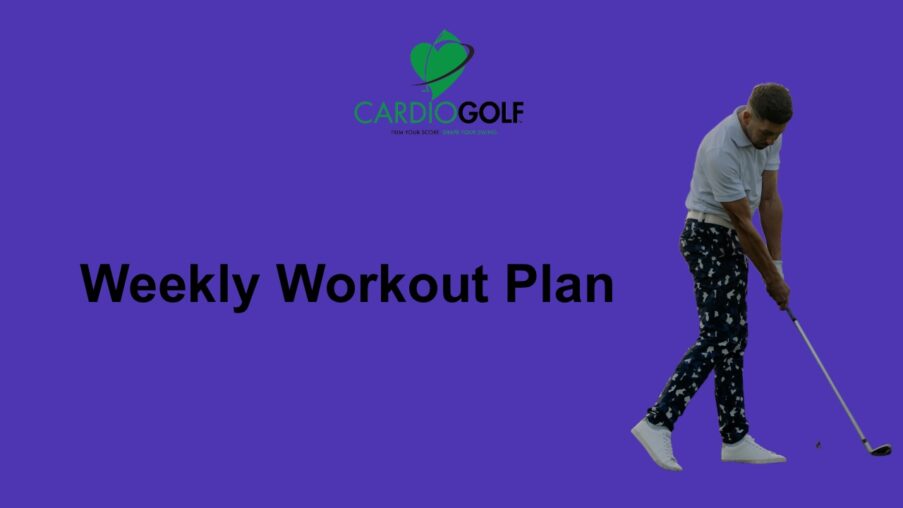 CardioGolf® Online Studio Weekly Workout Plan to Improve Your Golf Fitness-Week